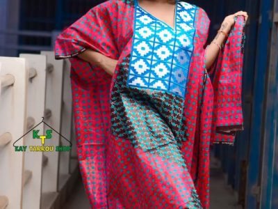 Grand boubou en wax