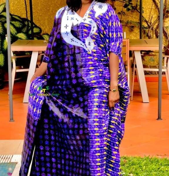 Grand boubou en wax