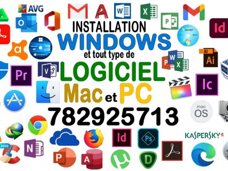 Installation de Windows 11/10/7/MacOS et tout type de logiciels d'ingénierie sur Mac et PC FOFSERVICE