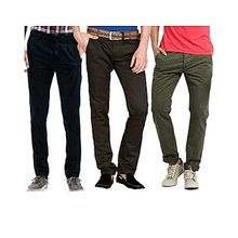 Lot de 3 Pantalons kaki pour hommes