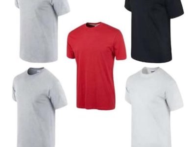 Lot de 5 t-shirts coton pr hommes