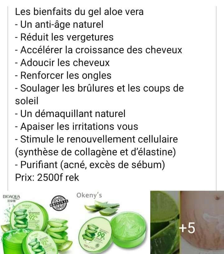 Gel aloe vera