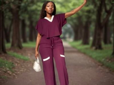 Ensemble pantalon et combinaison chic